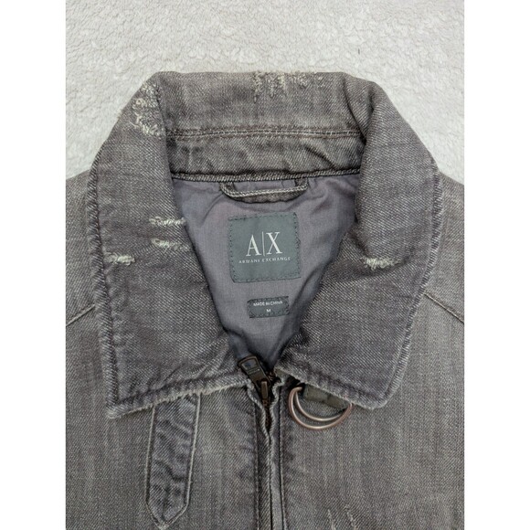 Armani Exchange Gray Bomber Jacket - Picture 5 of 10